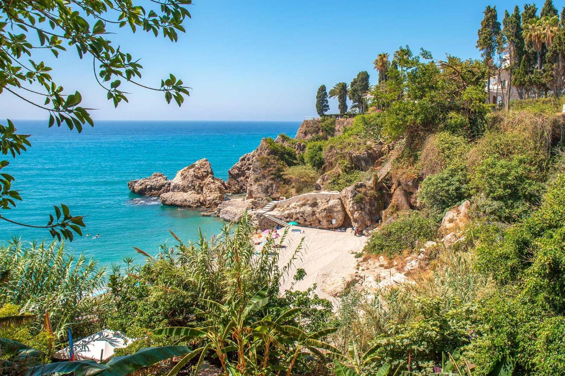 Complejo Andalucia Torrecilla Beach Nerja Bagian luar foto